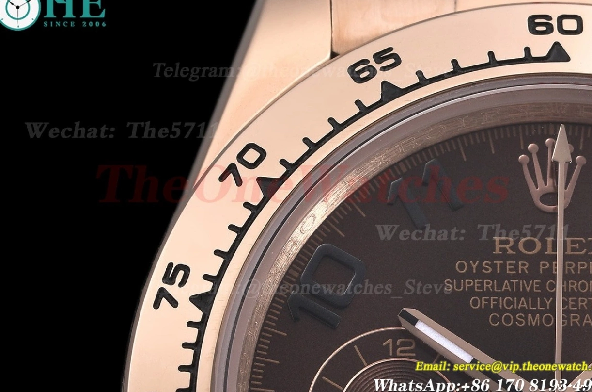 40mm GDF A3836 Brown RG RG Dial Daytona 0109